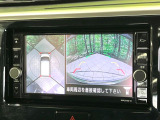 【アラウンドビューモニター】専用のカメラにより、上から見下ろしたような視点で360度クルマの周囲を確認することができます☆死角部分も確認しやすく、狭い場所での切り返しや駐車もスムーズに行えます。