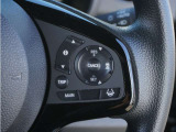 【アダプティブクルーズコントロール】ステアリングのスイッチを操作するとミリ波レーダーで先行車との距離を測定。設定を適切に保ちながら加速・減速、さらに停止まで自動に追従します。