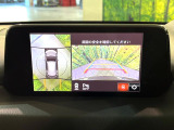 【360&deg;ビューモニター】専用のカメラにより、上から見下ろしたような視点で360度クルマの周囲を確認することができます☆死角部分も確認しやすく、狭い場所での切り返しや駐車もスムーズに行えます。