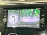 【アラウンドビューモニター】専用のカメラにより、上から見下ろしたような視点で360度クルマの周囲を確認することができます☆死角部分も確認しやすく、狭い場所での切り返しや駐車もスムーズに行えます。