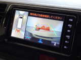 バックガイドモニターを装備しています、車庫入れもラクラクです。パノラミックビューモニターを搭載しています、上からの画像も表示されます。
