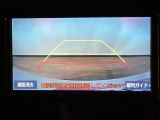 バックカメラを装備!運転席から見えにくい部分をナビの画面に映して、安全に操作が出来ます。