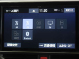 携帯電話とBlue Toothの連携により車の中でハンズフリー通話が可能です。