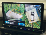 【マルチビューカメラシステム】専用のカメラにより、上から見下ろしたような視点で360度クルマの周囲を確認することができます☆縦列駐車や幅寄せ時に活躍してくれます♪