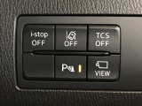 運転席回りのスイッチで安全装備のON/OFFも簡単に!