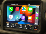 ●Apple Car Play:スマホとの有線接続で、ナビ・オーディオ再生などスマホのアプリ機能が画面でも使える便利機能です!