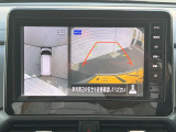 【アラウンドビューモニター】専用のカメラにより、上から見下ろしたような視点で360度クルマの周囲を確認することができます☆死角部分も確認しやすく、狭い場所での切り返しや駐車もスムーズに行えます。