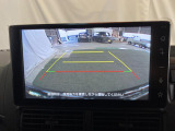 見えづらい車体後方部を映像で映し出してしっかりサポート!難しいバック駐車も安心です♪