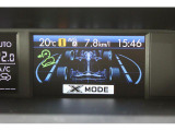X-MODEは4輪の駆動力やブレーキなどを最適にコントロール。悪路からのスムーズな脱出をサポートします。