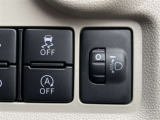 VSC OFFスイッチ、Stop&Startキャンセルスイッチ、手動光軸調整ダイヤル。