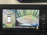 【パノラマモニター】専用のカメラにより、上から見下ろしたような視点で360度クルマの周囲を確認することができます☆死角部分も確認しやすく、狭い場所での切り返しや駐車もスムーズに行えます。