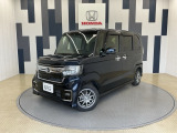 N-BOXカスタムが入庫しました!年式は令和4年、走行20,439km、グレードは「L ホンダセンシング」、ボディカラーは、ミッドナイトブルービームメタリックです!