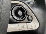 ステアリングスイッチ付き。前方から目を離すことなく操作することが可能です。