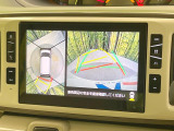 【パノラマモニター】専用のカメラにより、上から見下ろしたような視点で360度クルマの周囲を確認することができます☆死角部分も確認しやすく、狭い場所での切り返しや駐車もスムーズに行えます。