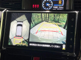 【パノラミックビューモニター】専用のカメラにより、上から見下ろしたような視点で360度クルマの周囲を確認することができます☆死角部分も確認しやすく、狭い場所での切り返しや駐車もスムーズに行えます。