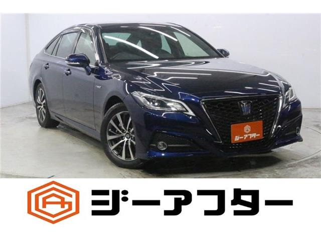 クラウン ハイブリッド 2.5 S Cパッケージ 禁煙車 純正ナビ バックカメラ