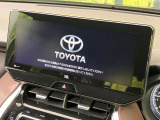 【12.3インチワイドナビ】高級感とインパクトのある大型ワイドナビを装備。各種オーディオ操作はもちろん、横長ワイド画面でのマップ2分割表示など、利便性も高いナビです♪