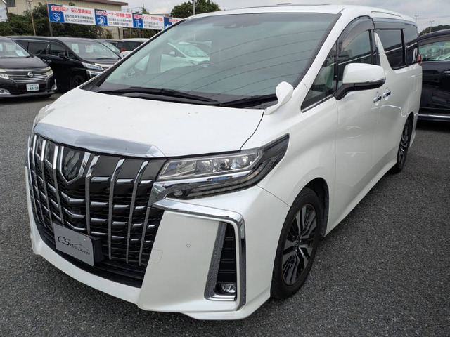 アルファード 2.5 S Cパッケージ サンルーフ 後席モニター 黒革 PBドア