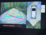 【パノラミックビューモニター】専用のカメラにより、上から見下ろしたような視点で360度クルマの周囲を確認することができます☆死角部分も確認しやすく、狭い場所での切り返しや駐車もスムーズに行えます。