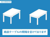 当店ではお客様とスタッフの安全を確保する為に様々な対策を講じております