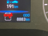 ODOメーターです。新車からの走行距離になります。
