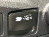 【1500Wアクセサリーコンセント】消費電力1500Wまでの家電が使えます。キャンプやスポーツ・アウトドアでのアクティビティはもちろん、災害・停電の際に大活躍♪