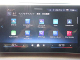 Apple Car Playも可能です。iPhoneをお持ちの方であれば、地図アプリや音楽再生アプリ等をナビ画面に表示できます。