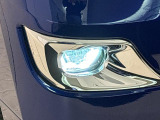 メッキベゼル付きLEDフォグランプ LEDの明るい光が霧の発生や悪天候時に視界確保をサポートします!