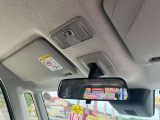 バックミラーも視界良好です!