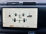 4WDの走行情報がモニターにて確認できます。
