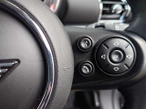 マルチファンクションステアリング装備車です。