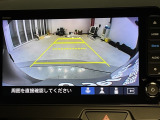 リアカメラ付で、後方をナビ画面で確認。車庫入れも安心です。もちろん、バックギアと連動しています。