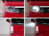 【HID】ディスチャージヘッドライト装備車です。夜間や雨の日等でも前方を明るく照らし安全走行できます!点灯忘れを防ぐオートライトも付いているので安心ですね♪