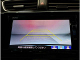 バックカメラ連動!ガイドラインも表示されるのでバック駐車が苦手な方でも安心です。
