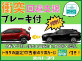 【衝突被害軽減ブレーキ】前方の車両や横断する歩行者などを検知した時、衝突回避や被害軽減をサポートします!!