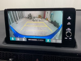 リアカメラ付で、後方をナビ画面で確認。車庫入れも安心です。もちろん、バックギアと連動しています。