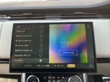 アンビエントライトの設定が可能です。その日の気分で車内の雰囲気を変えることが出来ます。