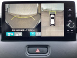 リヤカメラ表示時では視点を変更することもできます。