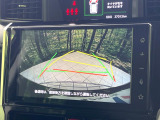 【バックカメラ】駐車時に後方がリアルタイム映像で確認できます。大型商業施設や立体駐車場での駐車時や、夜間のバック時に大活躍!運転スキルに関わらず、今や必須となった装備のひとつです!