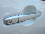 運転席ドアハンドル周辺の写真です。