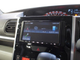 カーナビのオーディオソース選択画面。この車両のカーナビはDVD視聴機能とTV受信機能を省略したモデルとなっています。