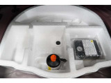 もしもの時のパンク修理キット。空気バルブに薬剤を入れて電動コンプレッサで空気を送り込むだけなので危険な作業や体力が少なくてすみます。ですがあくまで応急処置の為本修理が必要です。