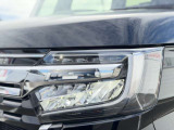 明るく省電力の、LEDヘッドライトを装備しています。