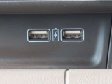 【USBジャック】急速充電対応タイプの充電専用USBジャックが二口ついています。