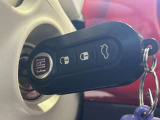 キーにもFIATロゴ入りです。
