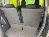 普段のお買い物や通勤、送迎等に十分な荷室スペースを確保しております。セカンドシートを倒すと、大きな荷物の積載も可能です♪
