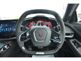ZO6専用カーボンファイバー&スウェーテッドマイクロファイバーステアリング