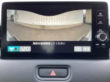 リアカメラ付で、後方をナビ画面で確認。車庫入れも安心です。もちろん、バックギアと連動しています。