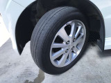 純正アルミホイール(165/60R14)タイヤ交換をお勧めします