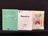 取扱説明書・保証書・ガイドブックがあります
